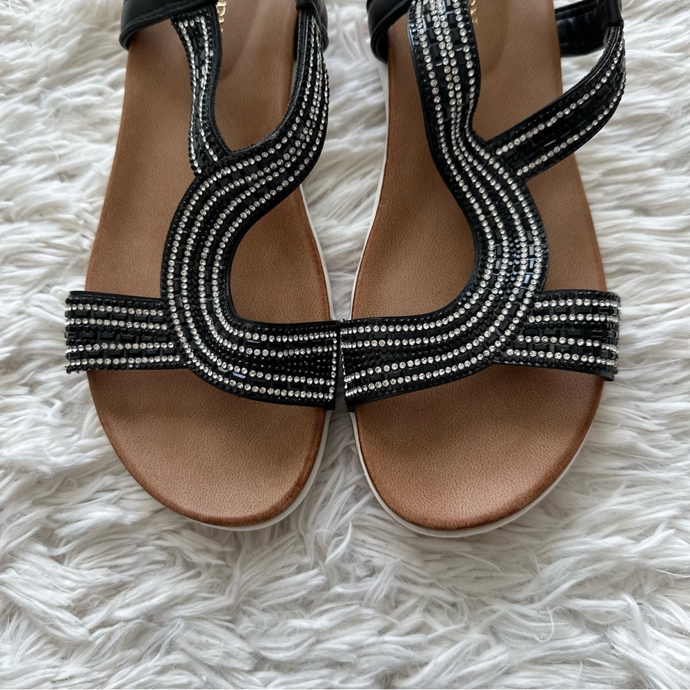 Ubfen Womens Sandal Elastic Ankle Strap Size 6.5 - Picture 2 of 7